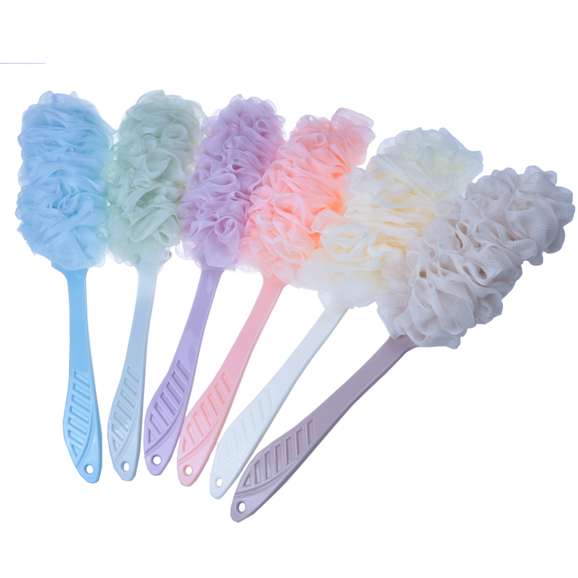 Самые продаваемые продукты для чистки щетки для ванны Mesh Sponge Bath Foam Sponge For Shower TJ026